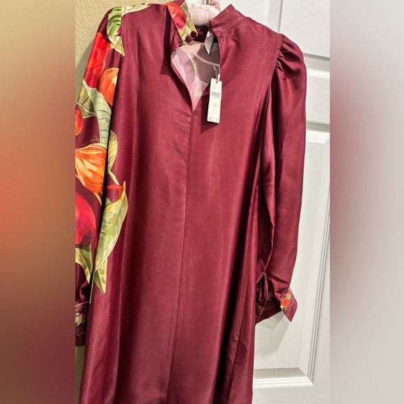 FARM RIO Floral Print Long Sleeve Dress size XXS - Picture 8 of 10